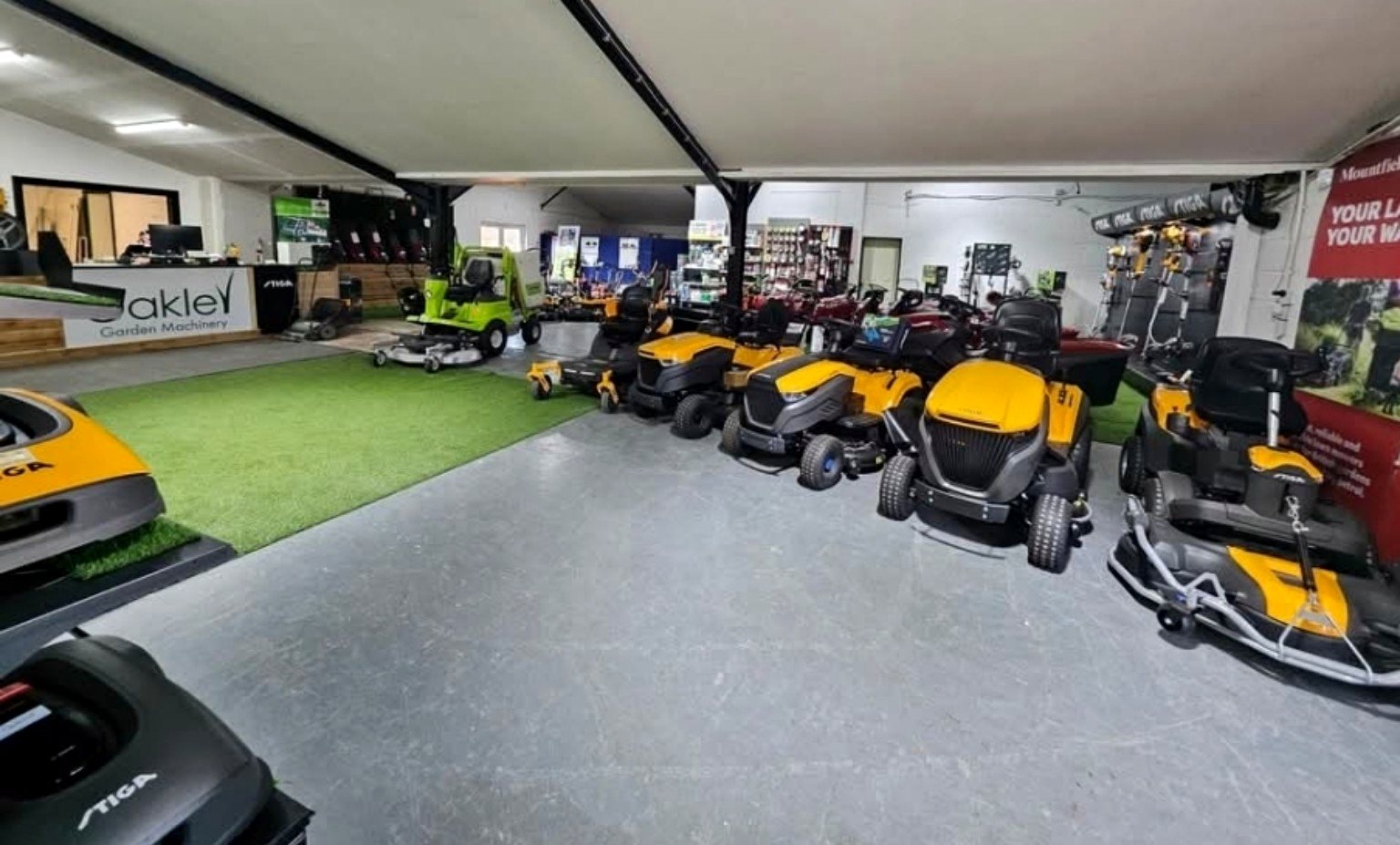 Oakley Machinery showroom in Frome